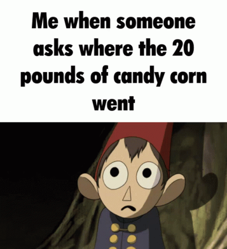 Where The 20 Pounds Of Candy Corn GIF