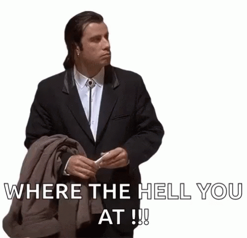 Where You At John Travolta GIF