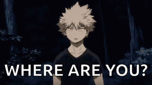 Where You At Katsuki Bakugo GIF