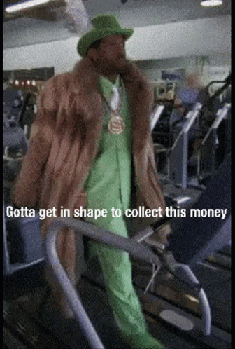 Wheres My Money Rien Pimp Treadmill GIF