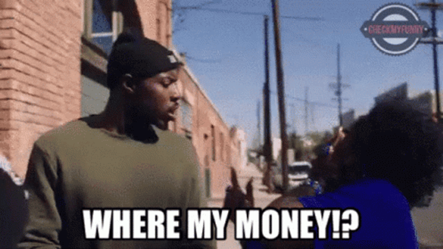 Wheres My Money Slap Street Fight GIF