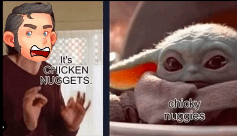 Which Side Of Your Chicken Nugget Meme GIF