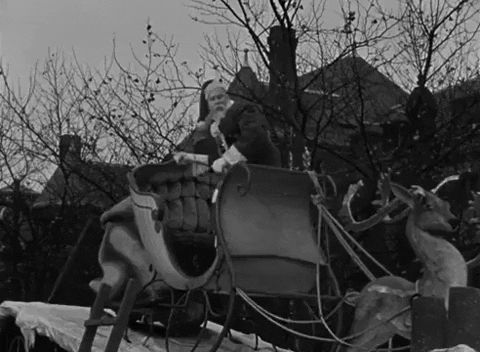 Whip Reindeer Santa Claus Miracle On 34th Street GIF