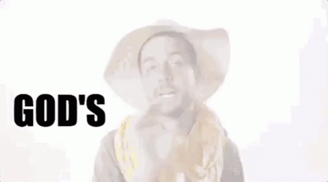Whispering Man Gods Plan GIF