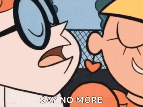 Whispering Say No More Dexter's Laboratory GIF