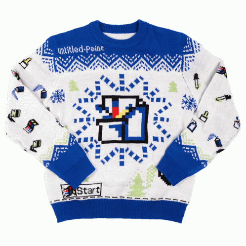 White And Blue Design Sweater Weather Snl GIF