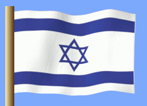 White and Blue Flag With Blue Star