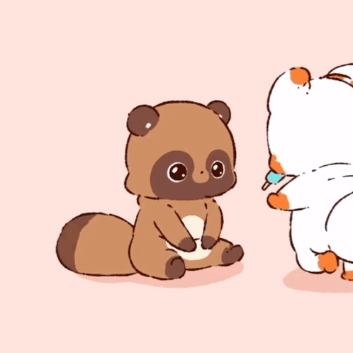 White And Brown Cat Standing On Hind Legs GIF