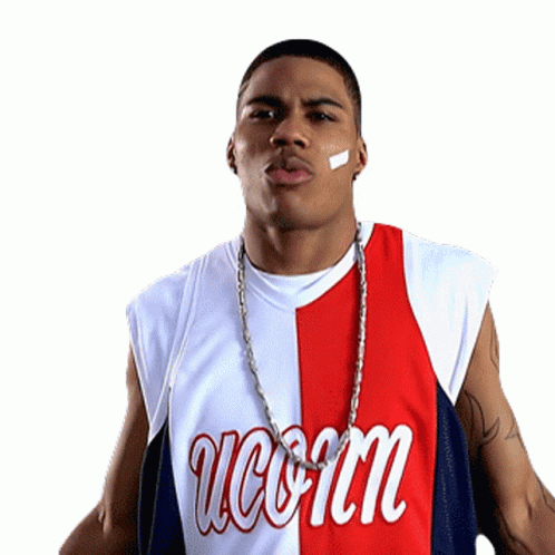White And Red Shirt Nelly GIF