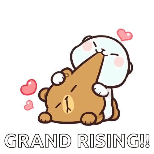 White Bear Hugging Brown Bear Grand Rising