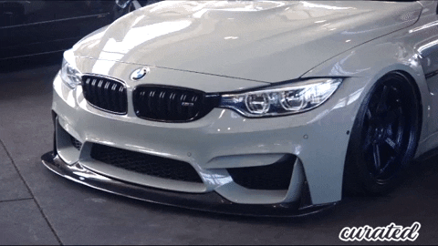 White Bmw M3 Model GIF