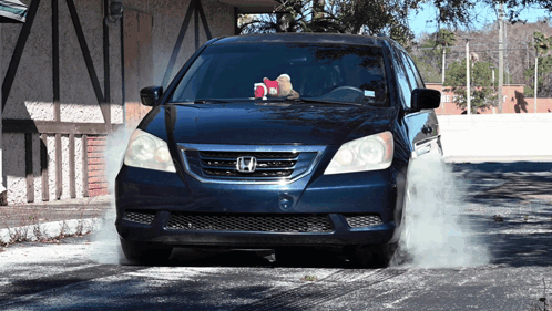 White Car With Girl Picture GIF