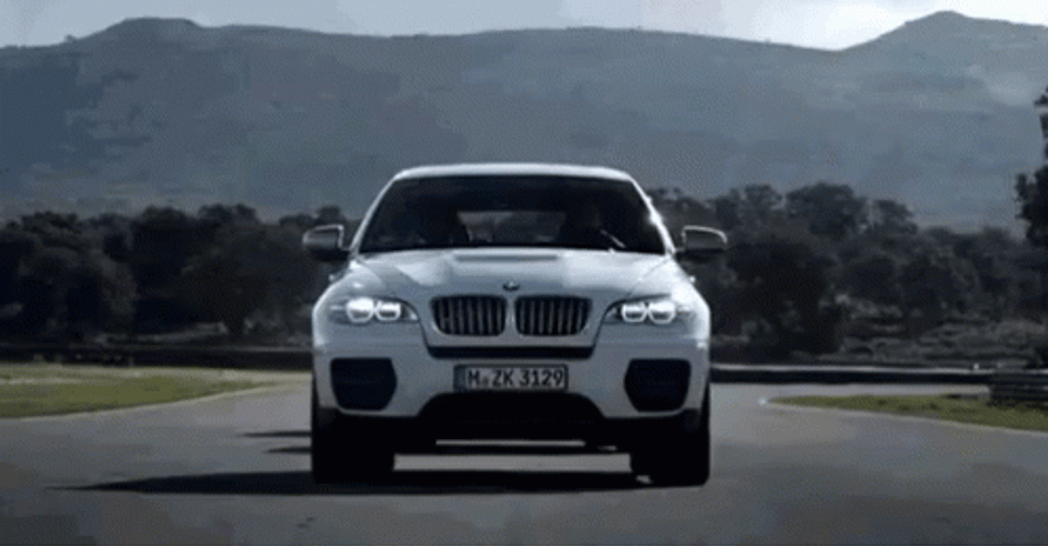 White Cars Back Up GIF