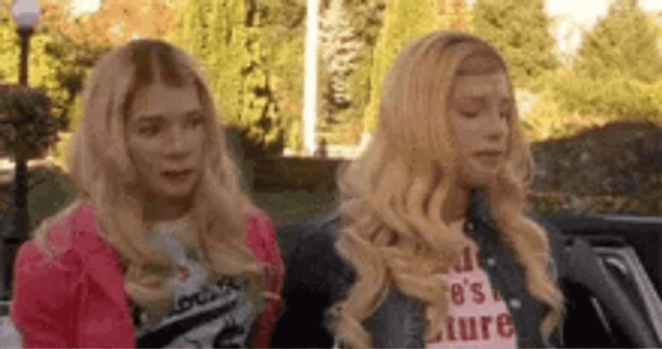 White Chicks Hair Flip Funny Blonde Stupid People GIF