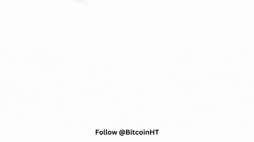 White Circle Saying Follow @Bitcoinht GIF