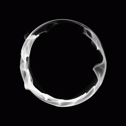 White Circle Smoke GIF