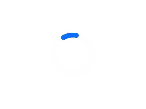 White Circle With Blue Stripe