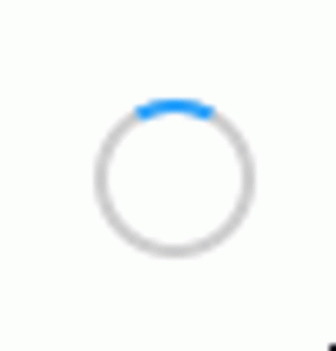 White Circle With Blue Stripe