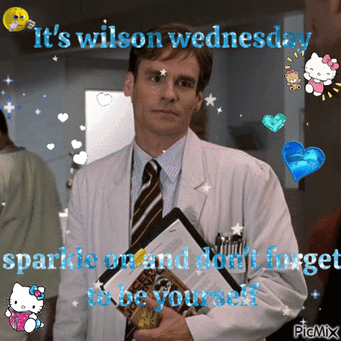 White Coat Tie Man It's Wilson Wednesday Book