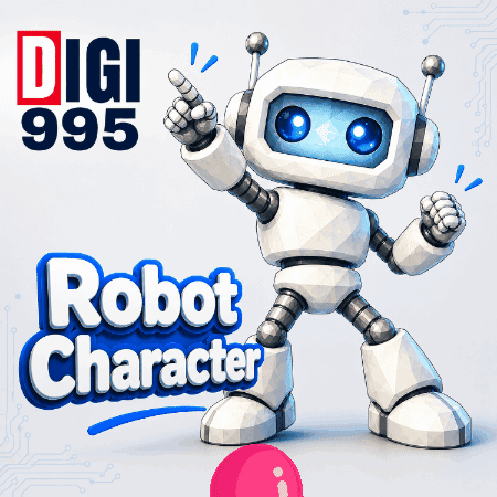 White Digi 995 Robot