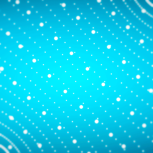 White Dots On Blue Background GIF