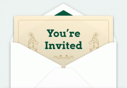 White Envelope With Green Triangle Top