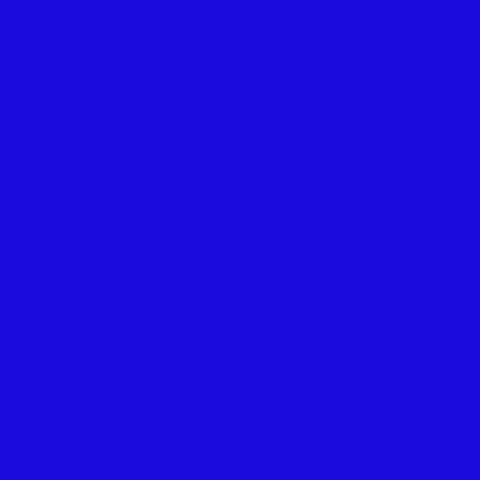White Ghost on Blue Background Saying Based