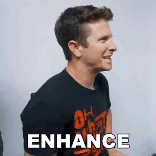 White Guy Enhance  GIF