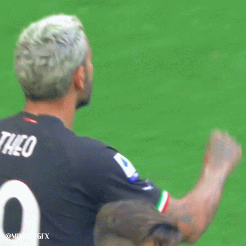 White Hair Theo Hernandez GIF