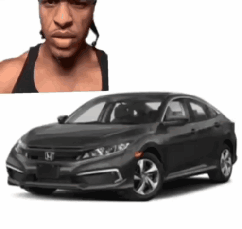 White Honda Civic Pixel Art