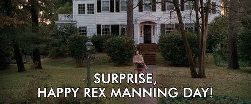White House With Surprise Happy Rex Manning Day