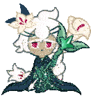 White Lily Cookie Crk Sticker GIF