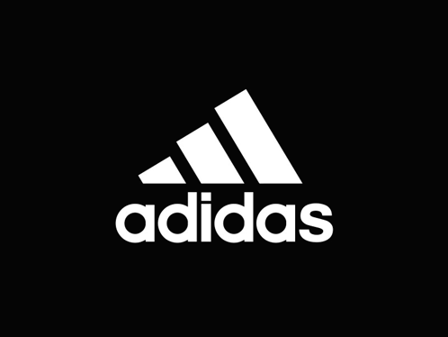 White Original Adidas Logo GIF
