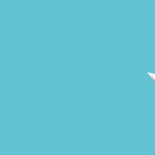 White Paper Airplane Flying