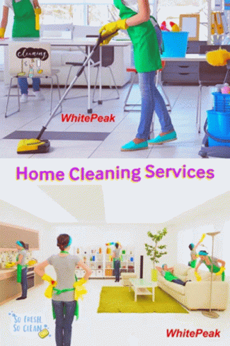 White Peak Cleaning Services Cleaning Living Room Kitchen