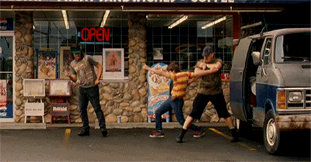 White People Outside Store GIF