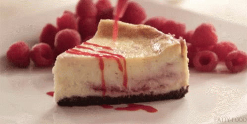 White Plate With Cheesecake Saying Naz Ate It Again