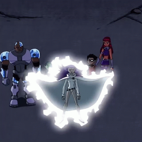White Raven Dc Teen Titans GIF