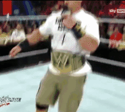 White Shirt Man 1 Dancing Wrestling Ring GIF