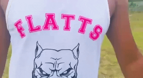 White Shirt With Saucy Dawgs GIF