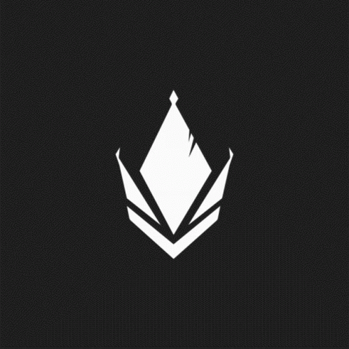 White Silhouette Man Crown Black GIF