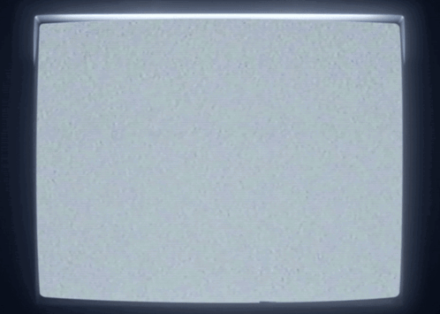 White Smiley Face On Black Background GIF
