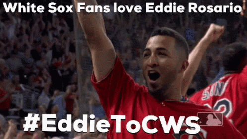 White Sox Fans Love Eddie Rosario GIF