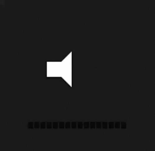 White Speaker Icon With Sound Wave GIF
