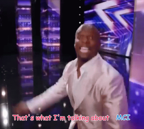 White Suit Man Dancing That's What I'm Talking