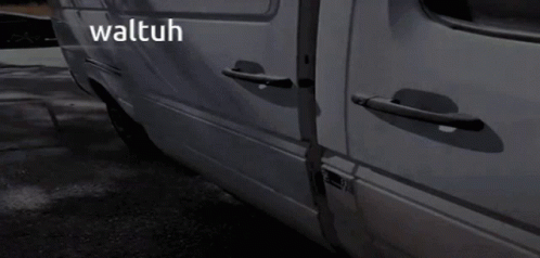 White Van With Waltuh on the Side
