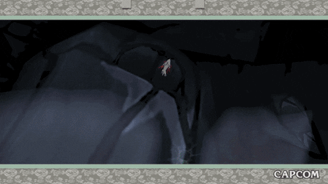 White Wolf Okami Amaterasu High Fall GIF