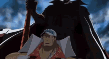 Whitebeard Edward Newgate Angry Rage One Piece GIF