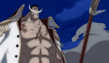 Whitebeard One Piece Anime Two Moods GIF