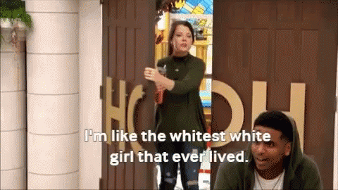 Whitest White Girl That Ever Lived GIF